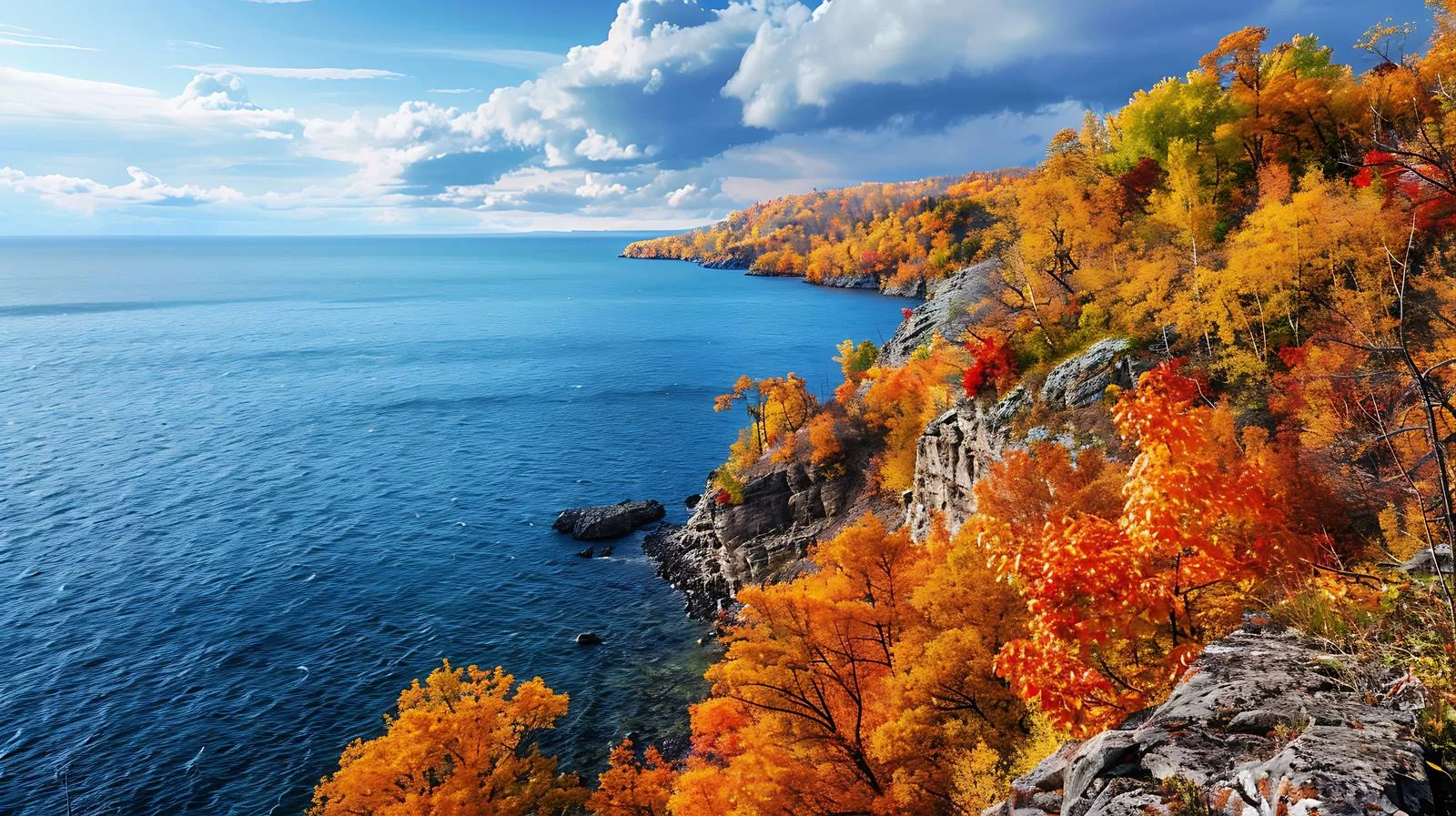 Majestic Lake Superior View near Palisade Head — free download from Dotvec
