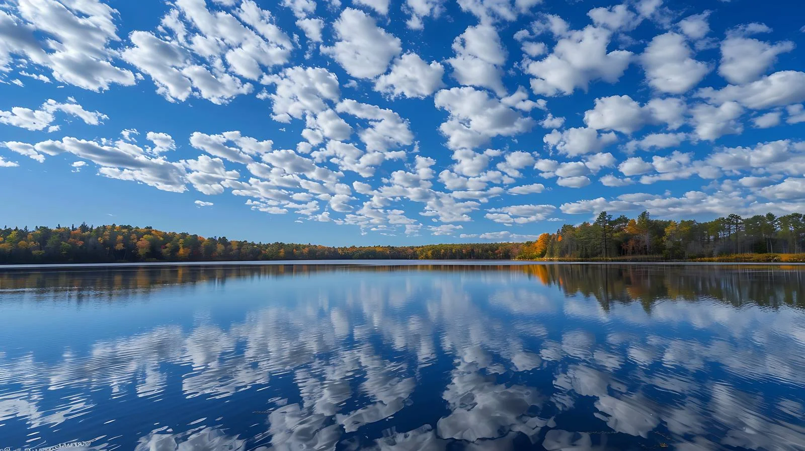 Tranquil Lake in Northern Minnesota Skies — free download from Dotvec