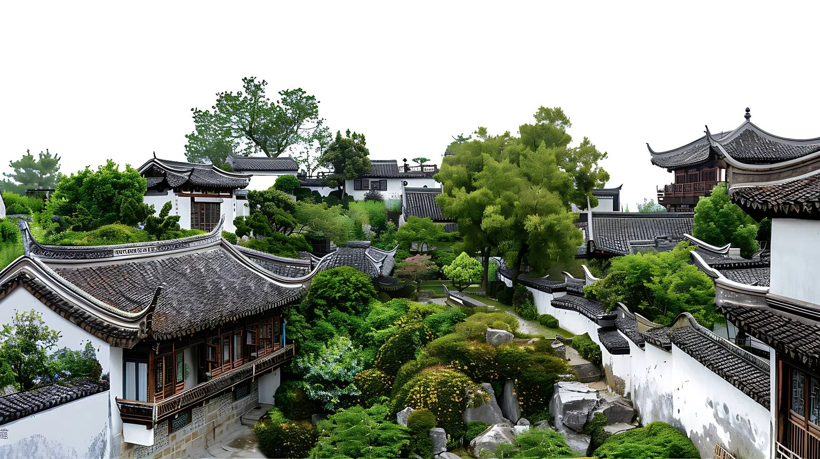 Scenic Huishan Ancient Town, Wuxi — free download from Dotvec