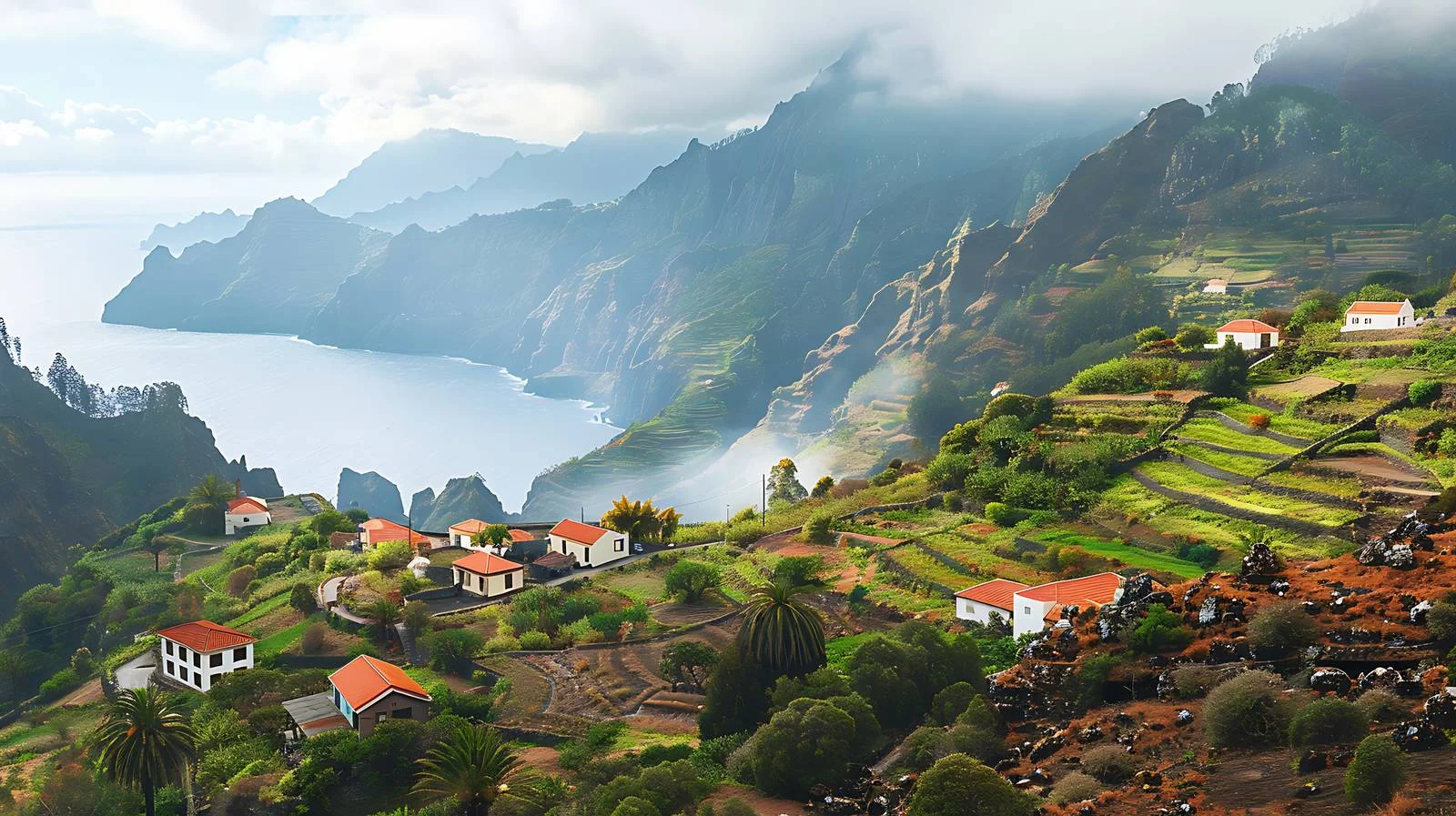 Scenic Madeira Island in Portugal — free download from Dotvec