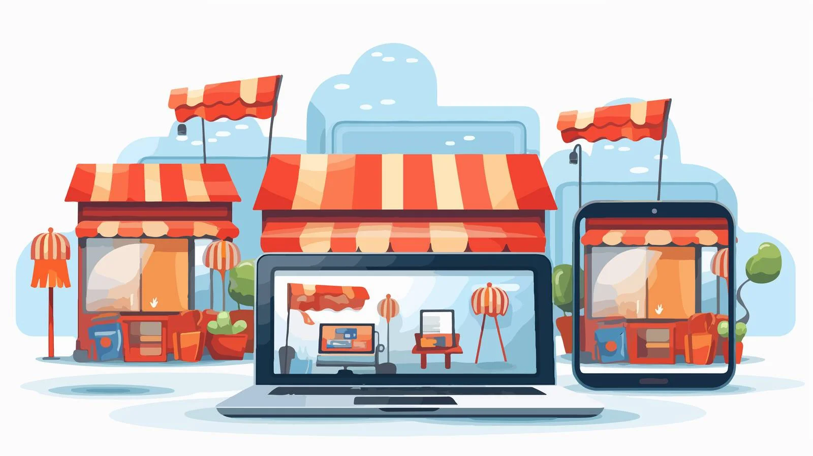 Modern Devices Under Awning — free download from Dotvec