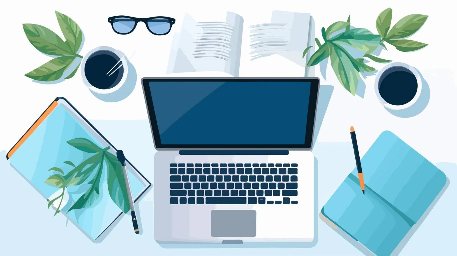 Professional Workspace Setup — free download from Dotvec