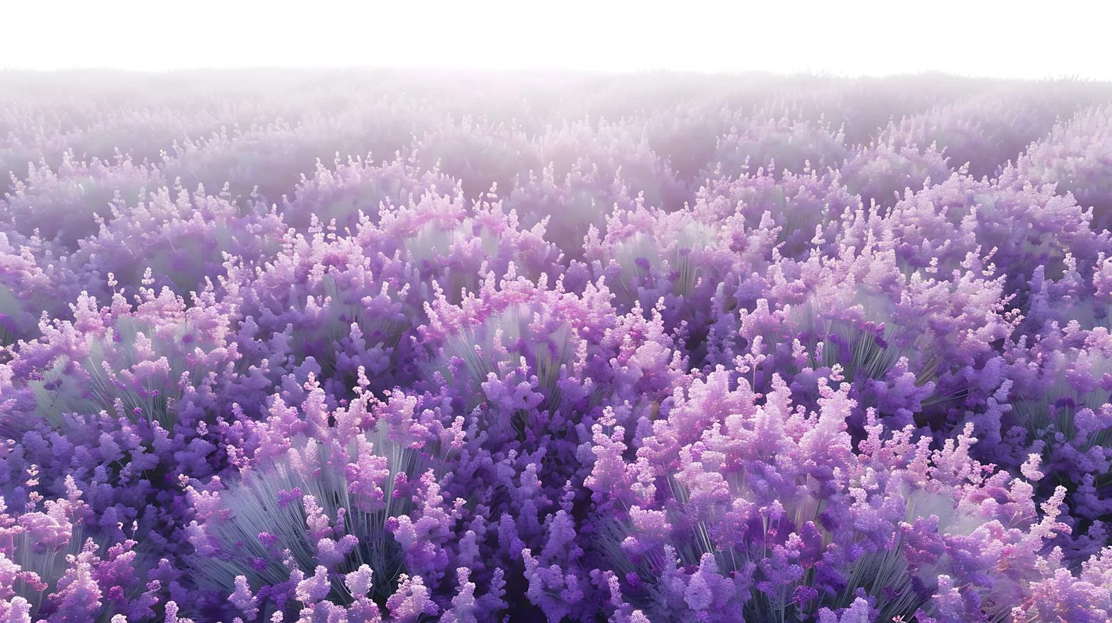 Aerial Lavender Field on White Background — free download from Dotvec