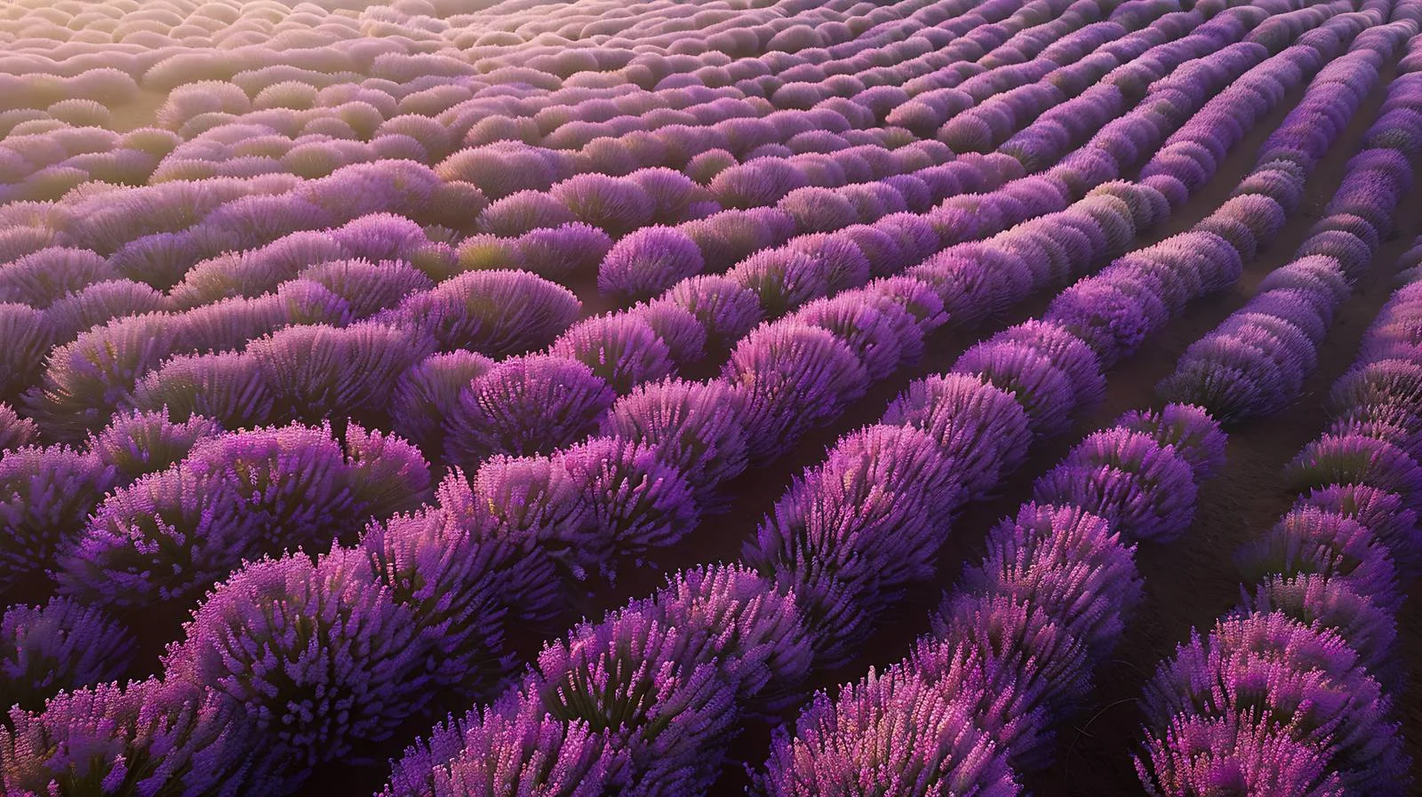 Serene Lavender Field Aerial View — free download from Dotvec