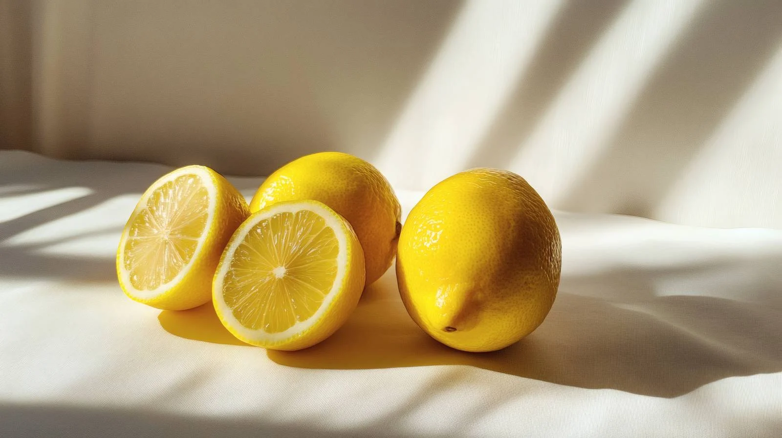 Fresh Lemons on Kitchen Table Setting — free download from Dotvec