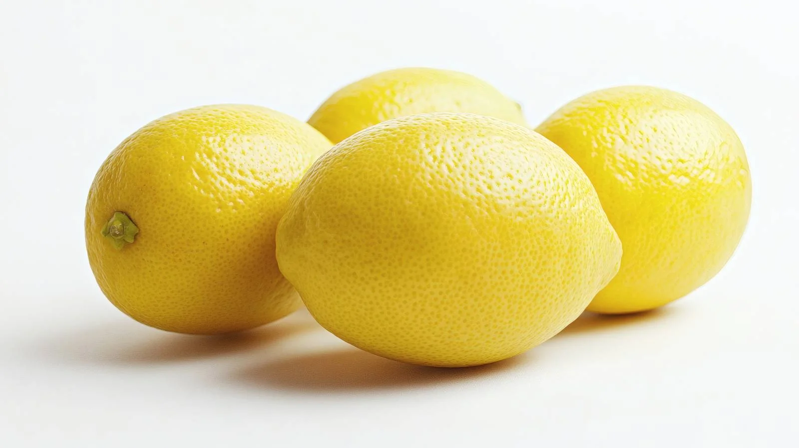 Fresh Lemons on Kitchen Table, White Background — free download from Dotvec