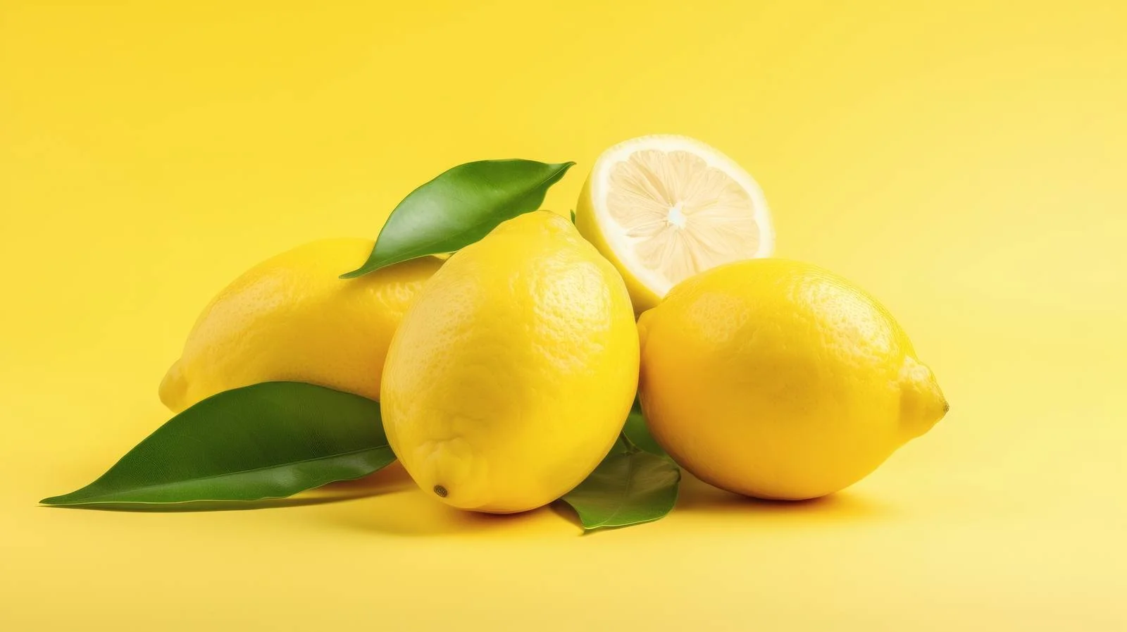 Bright Lemons on White Background — free download from Dotvec