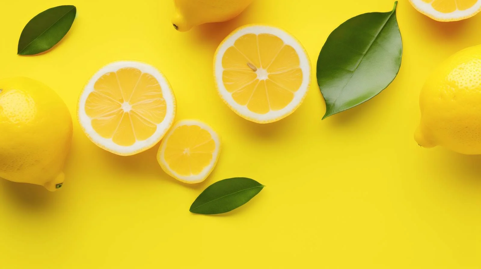 Vibrant Lemons on White Background — free download from Dotvec