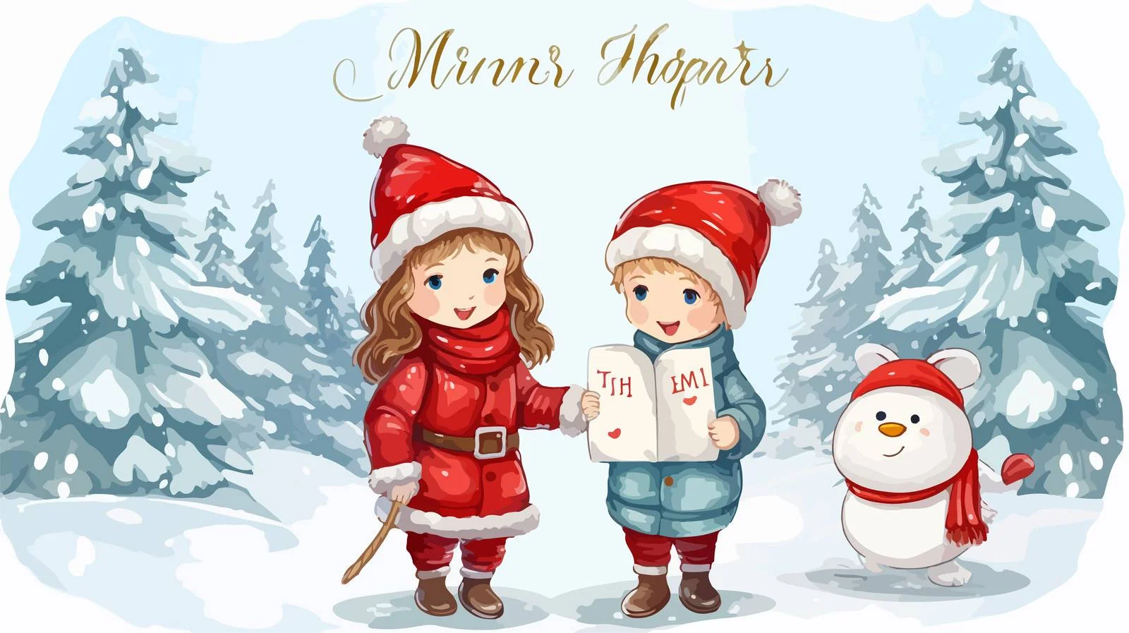 Letter to Santa for Children — free download from Dotvec