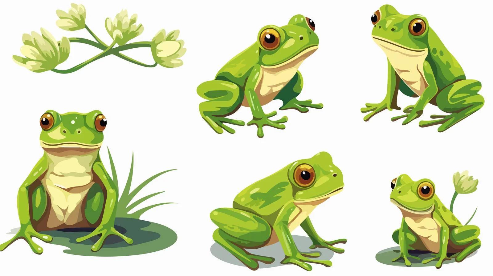 Frog Life Cycle Illustration — free download from Dotvec