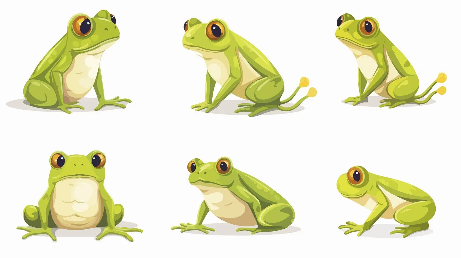 Frog Life Cycle Cartoon Illustration — free download from Dotvec