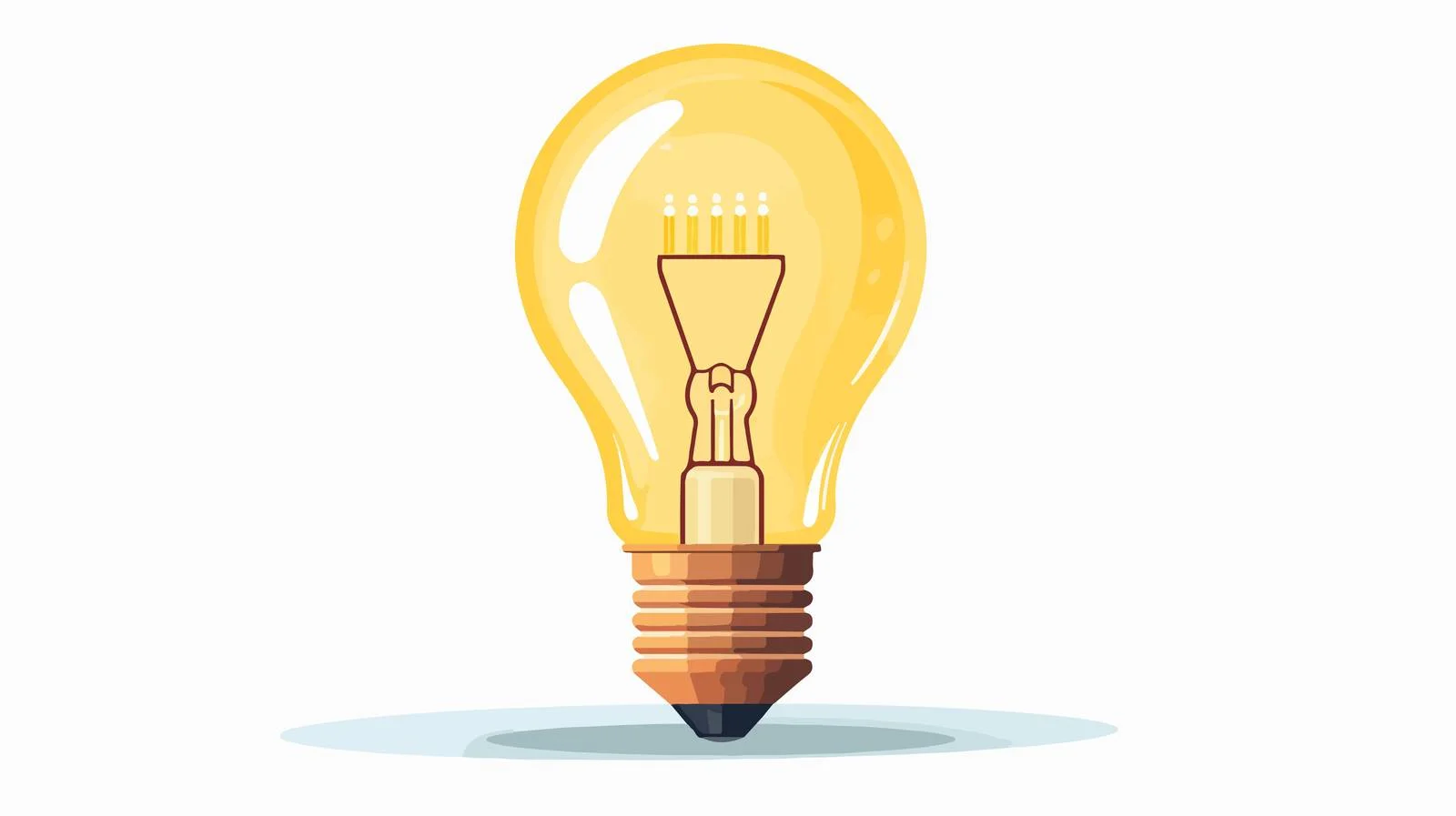 Idea Spark: Light Bulb Icon — free download from Dotvec
