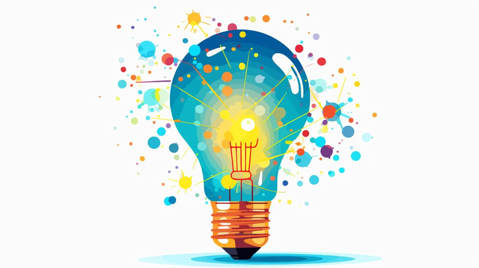 Illumination Symbol for Innovative Concepts — free download from Dotvec