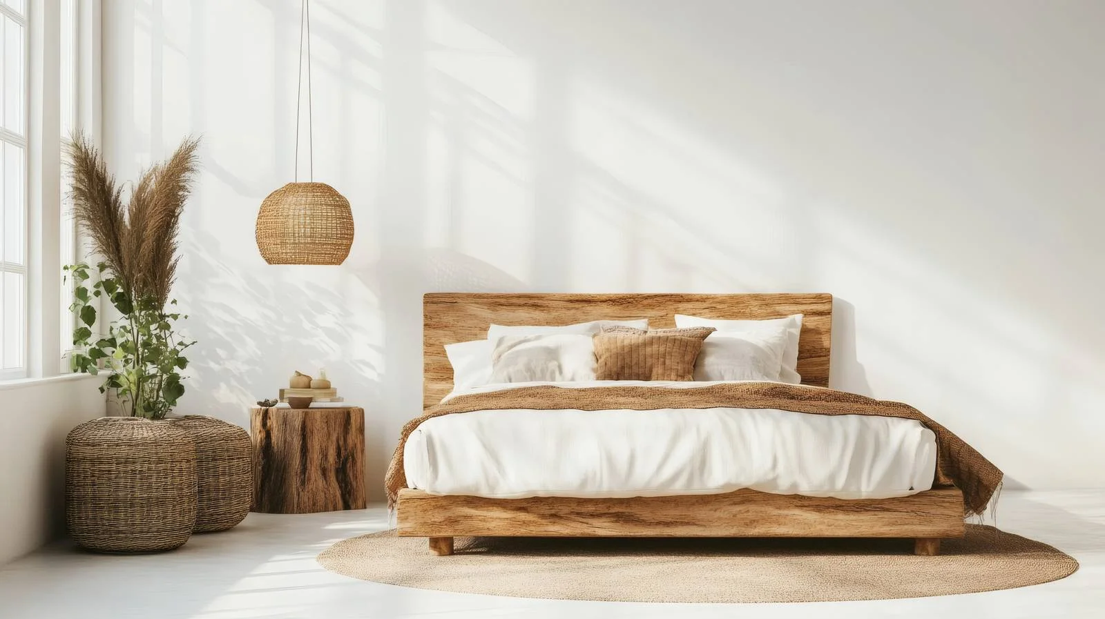 Inviting Bedroom Interior on White Background — free download from Dotvec