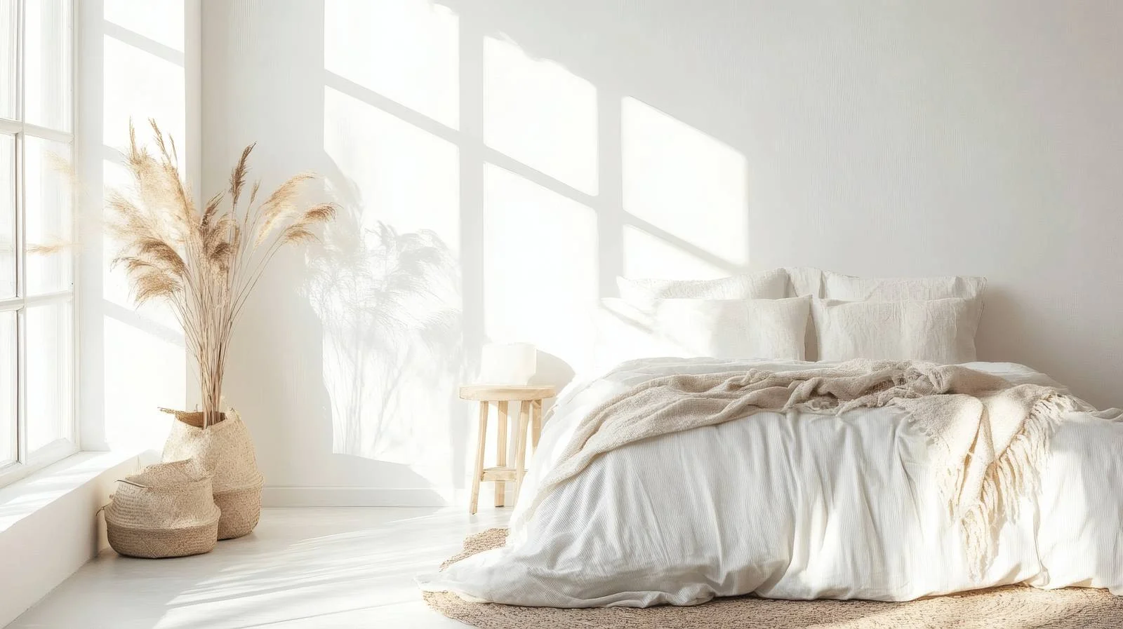 Serene Cozy Bedroom on White Background — free download from Dotvec
