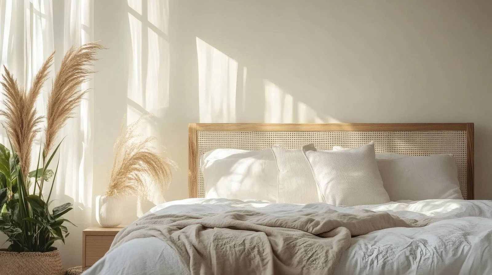 Serene Cozy Bedroom Haven White Background — free download from Dotvec