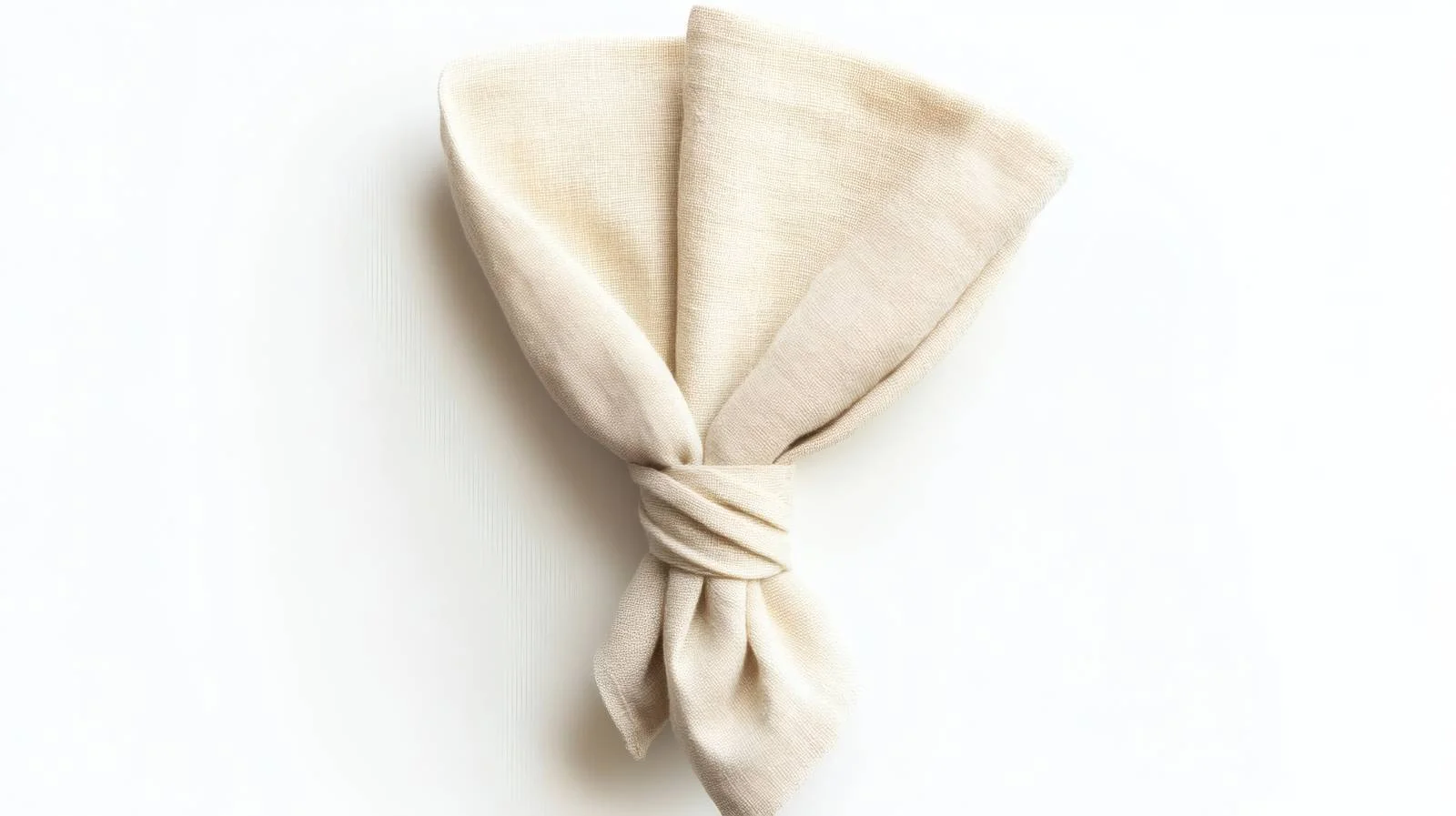 Elegant Linen Napkin on White Background — free download from Dotvec