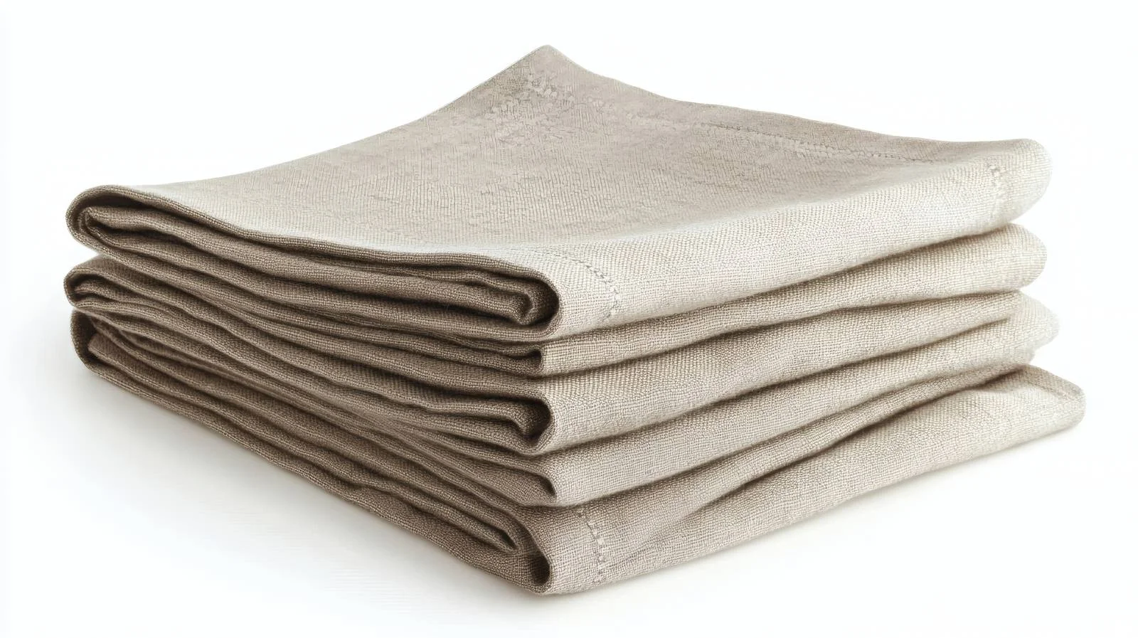 Elegant Linen Napkin Set on White — free download from Dotvec