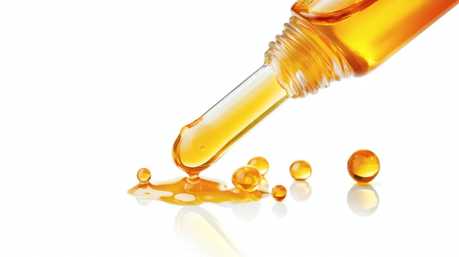 Yellow Retinol Serum on White Background — free download from Dotvec