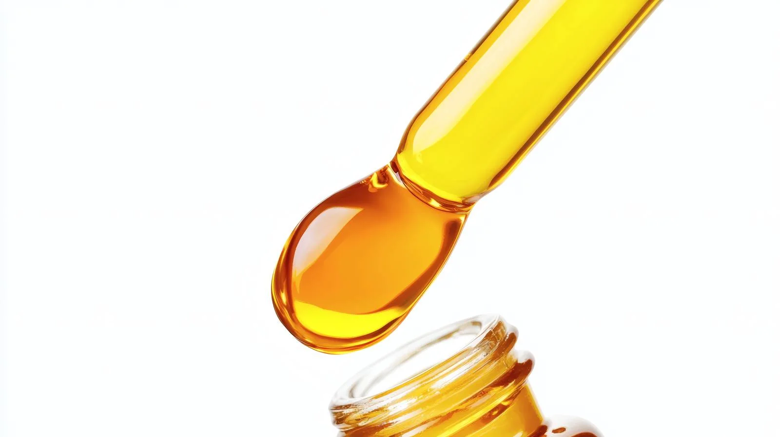 Vivid Yellow Retinol Serum on White — free download from Dotvec