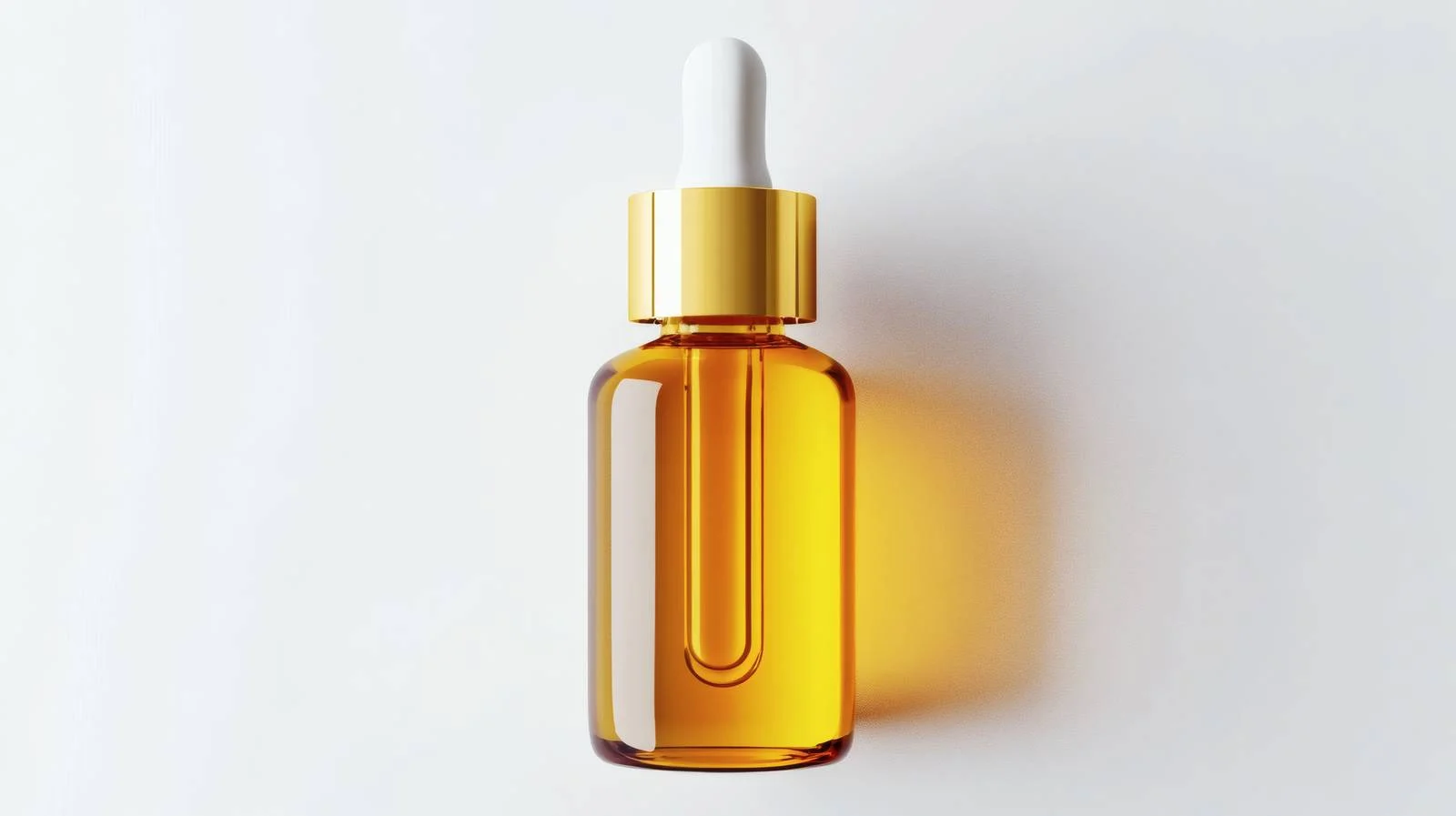 Yellow Retinol Serum Bottle Isolated White — free download from Dotvec