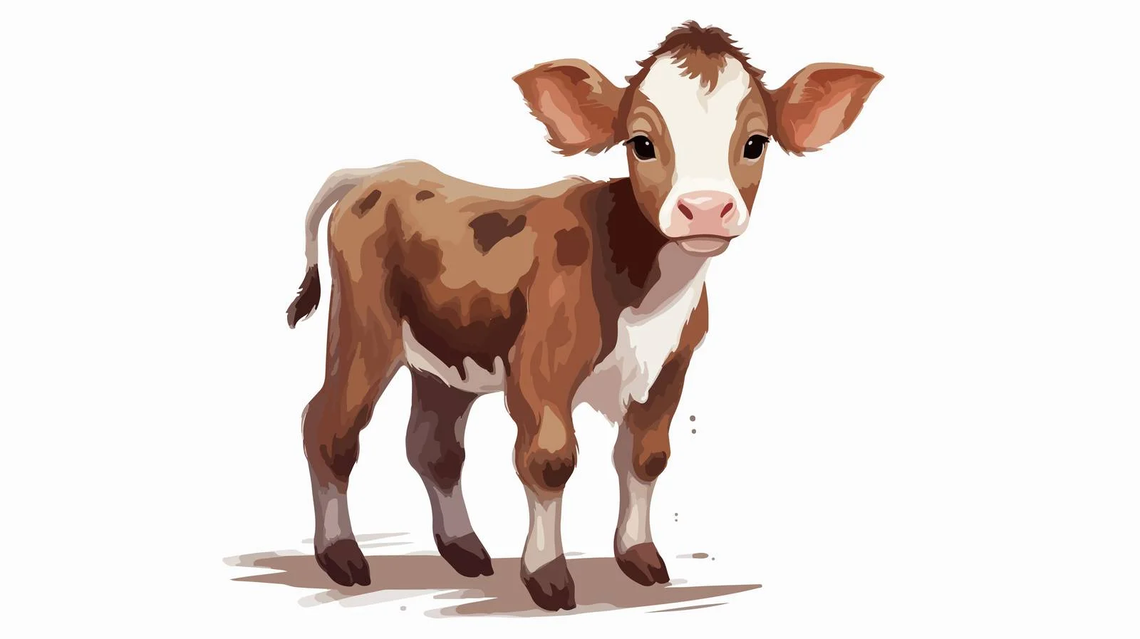 Hand-Drawn Calf Vector Sketch – free calf image from Dotvec