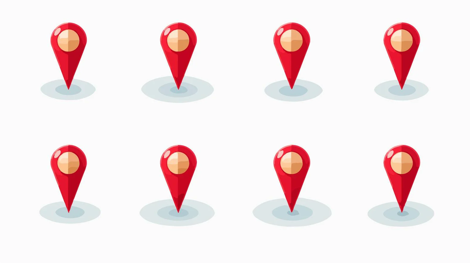 Red Pointer Location Pin Icon — free download from Dotvec