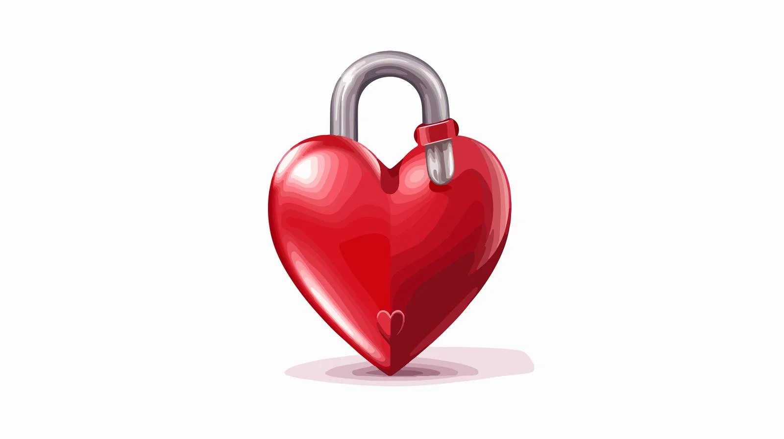 Heartbreak Symbol Padlock Image — free download from Dotvec