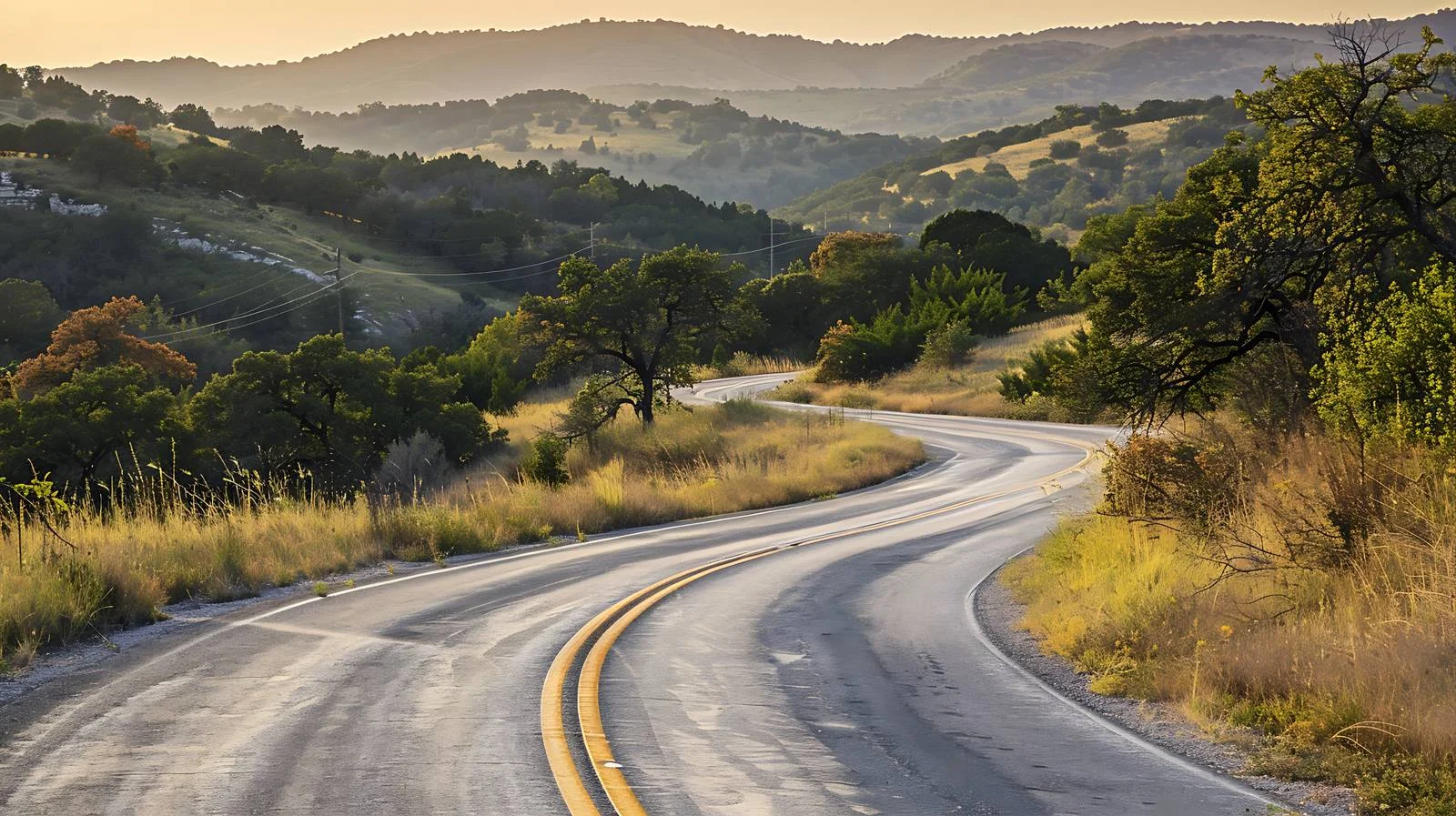 Scenic Texas Hill Country Snaking Road — free download from Dotvec