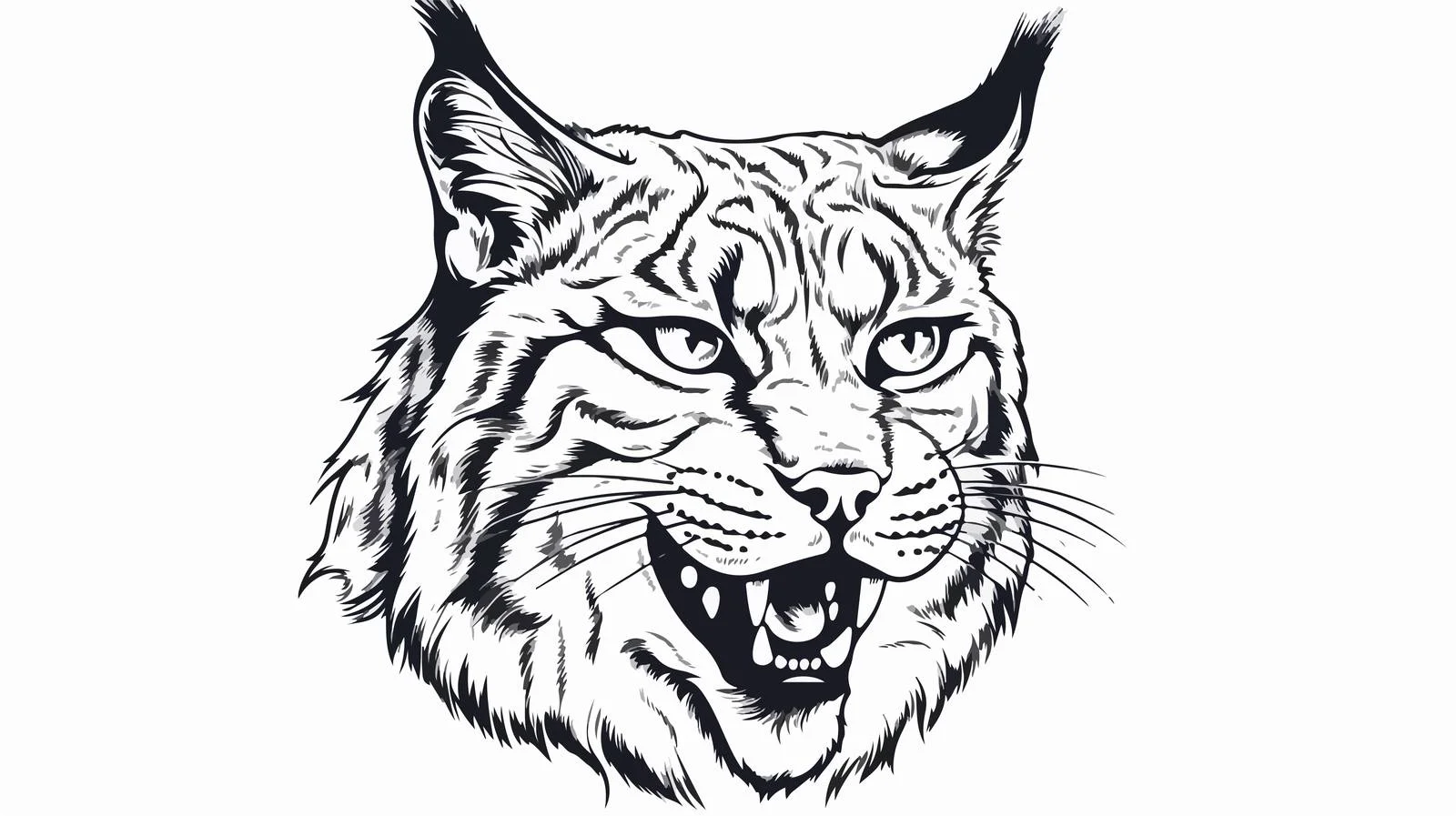 Lynx Sketch Illustration — free download from Dotvec