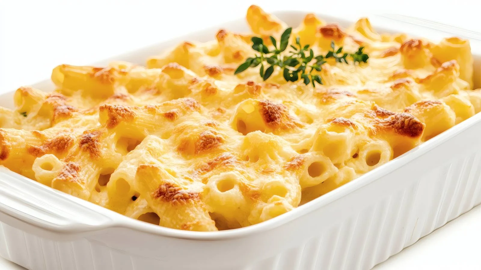 Gourmet mac and cheese on white — free download from Dotvec