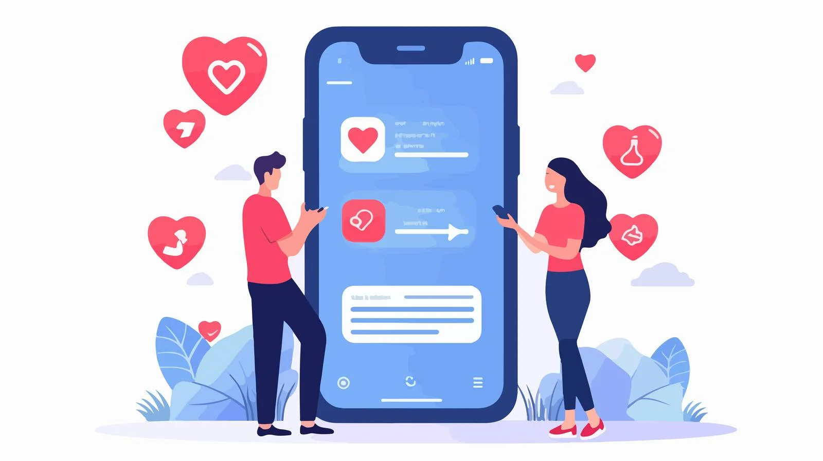 Mobile Chat Message Bubbles — free download from Dotvec