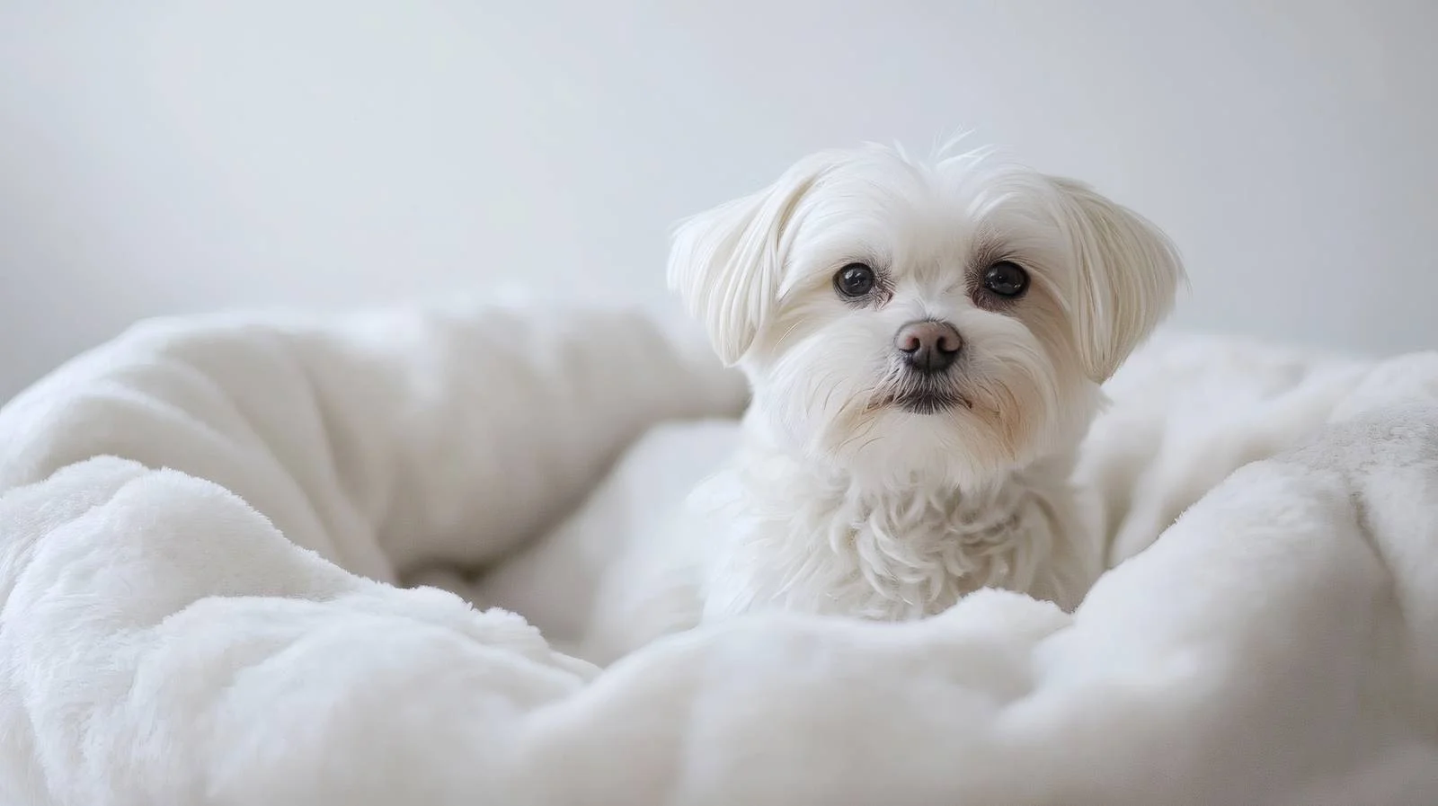 Elegant Maltese Dog in Comfortable Room — free download from Dotvec