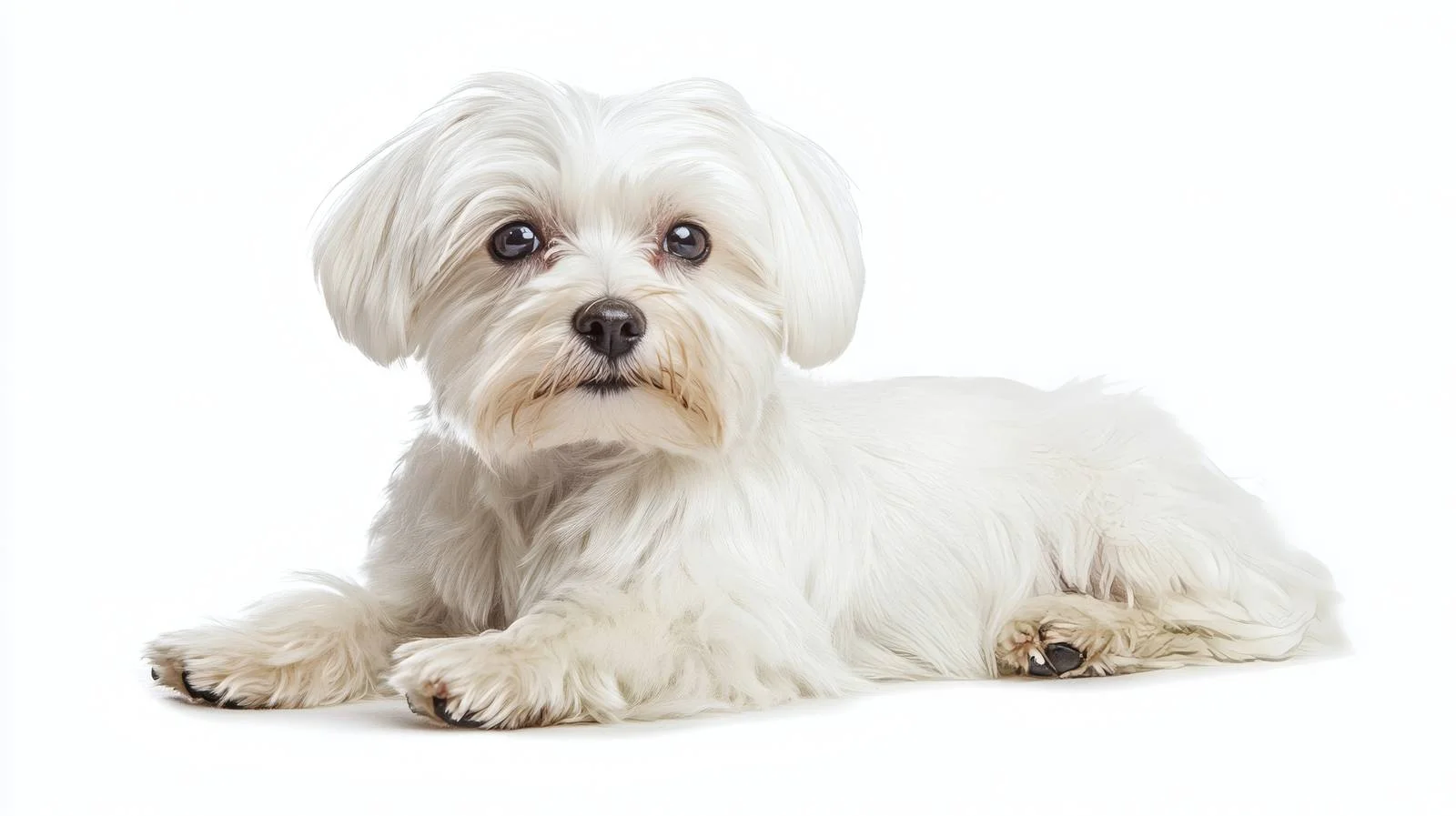 Elegant Maltese Lapdog in Summer Park — free download from Dotvec