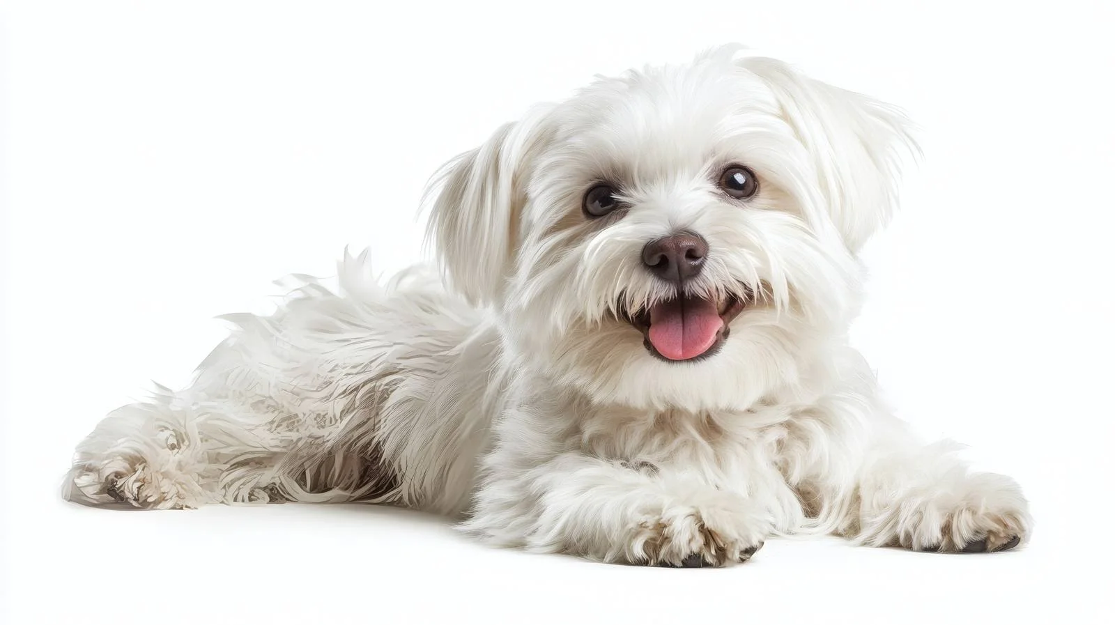 Joyful Maltese Lapdog Playing in Summer Park — free download from Dotvec