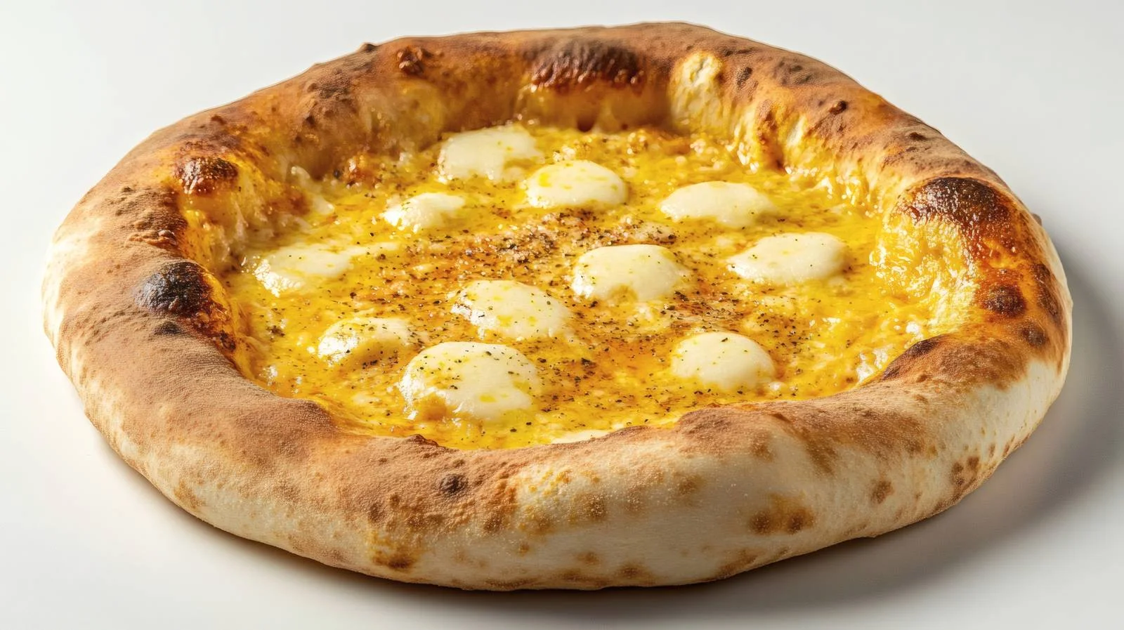 Savory Manakeesh Cheese Breakfast Pizza Isolated — free download from Dotvec