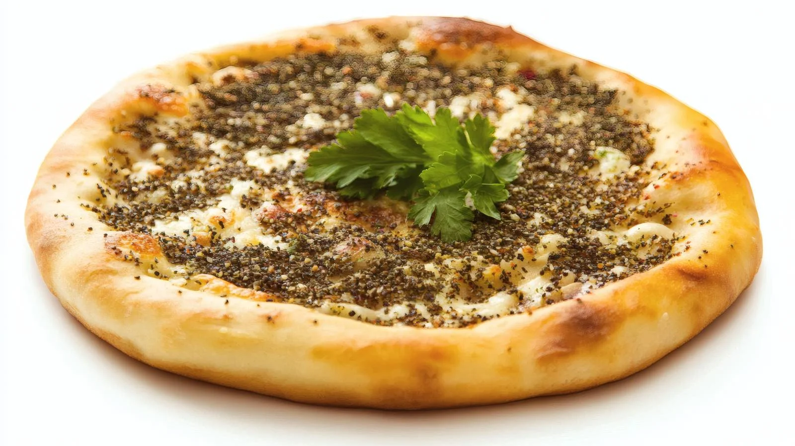Savory Manakeesh Zaatar Cheese Arabic Pizza — free download from Dotvec