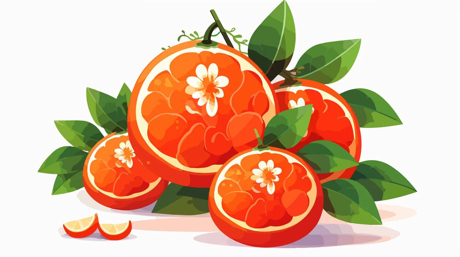 Festive Mandarin Oranges for Welcoming Guests — free download from Dotvec