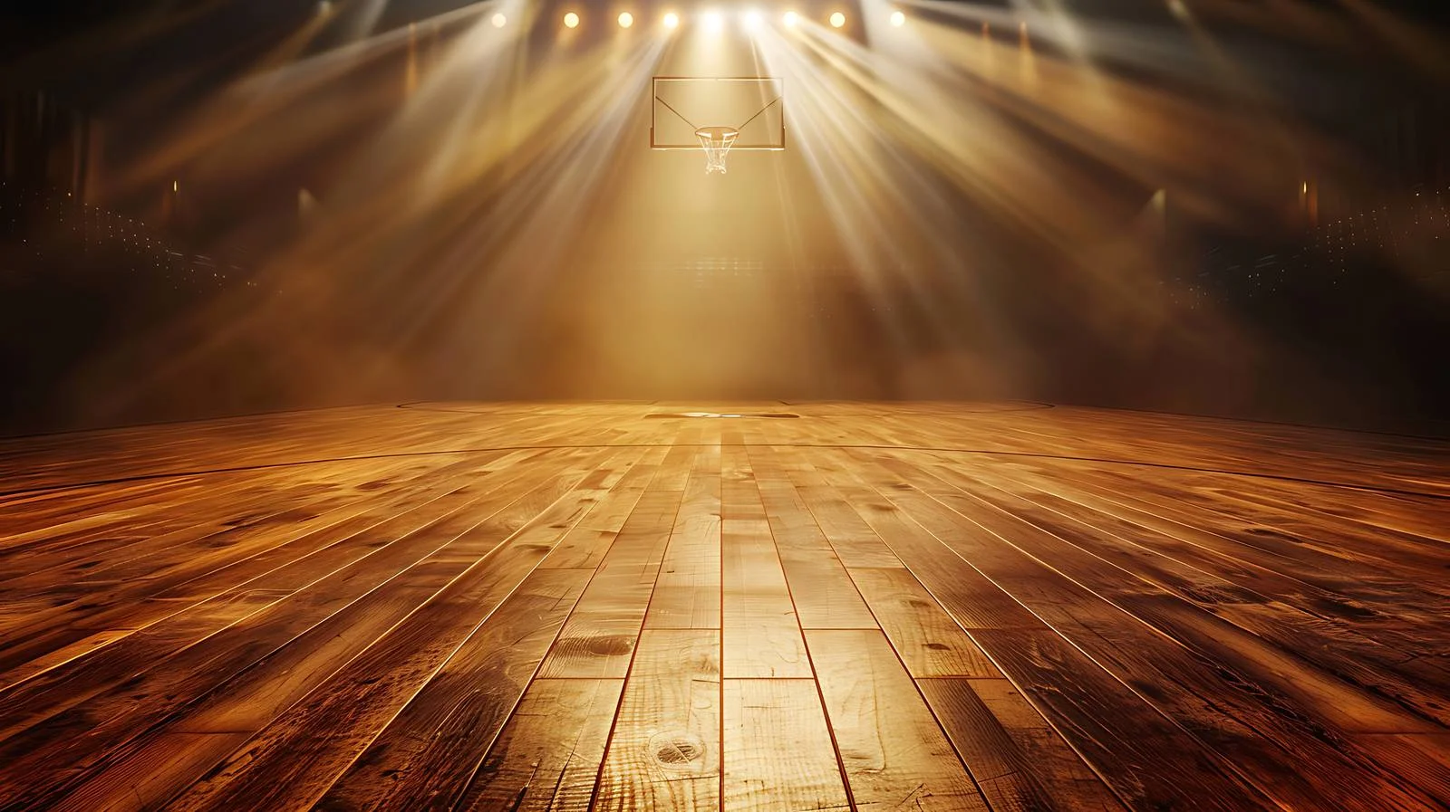 Elegant Maple Basketball Court with Dark Contrast — free download from Dotvec