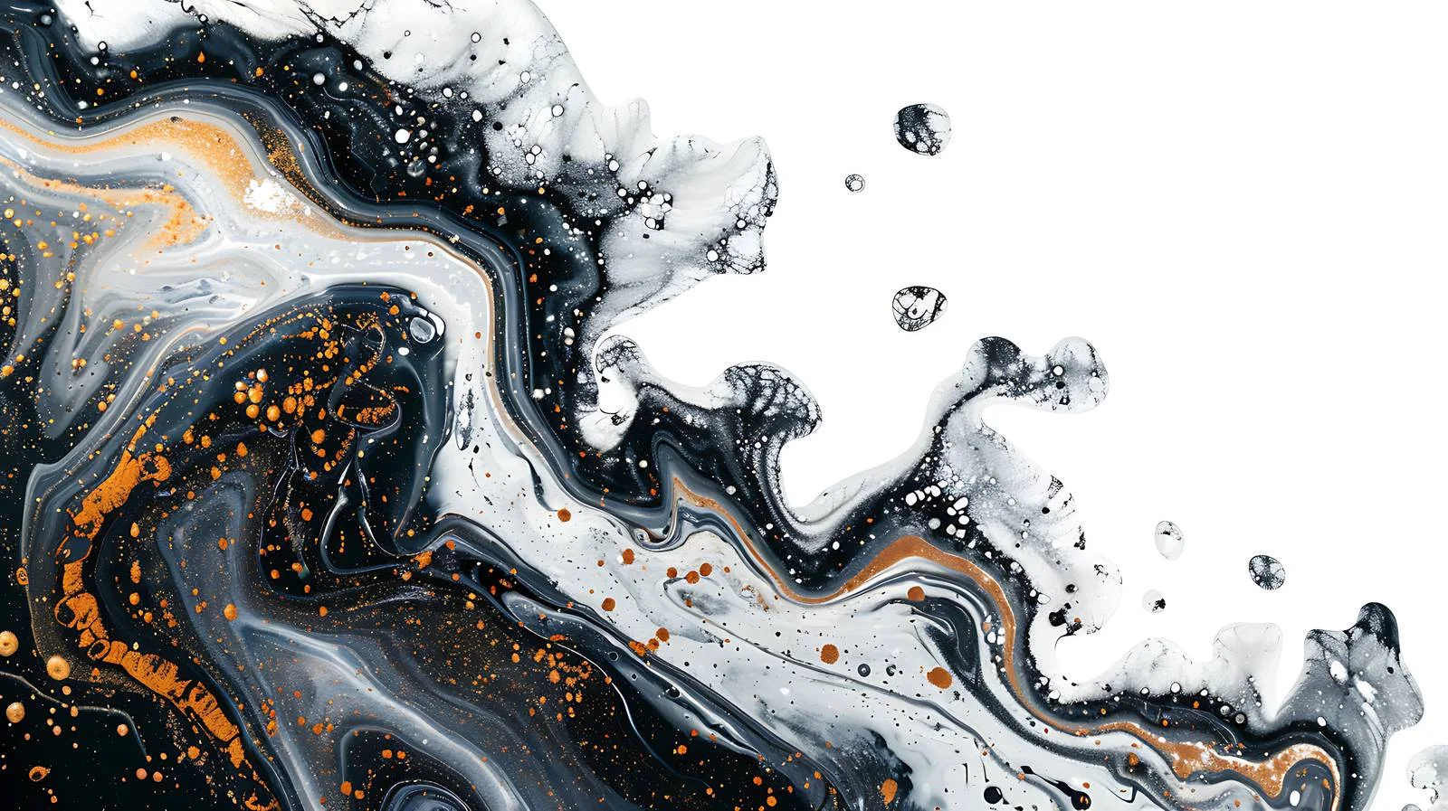 Marble veined gasoline spills blend into water — free download from Dotvec