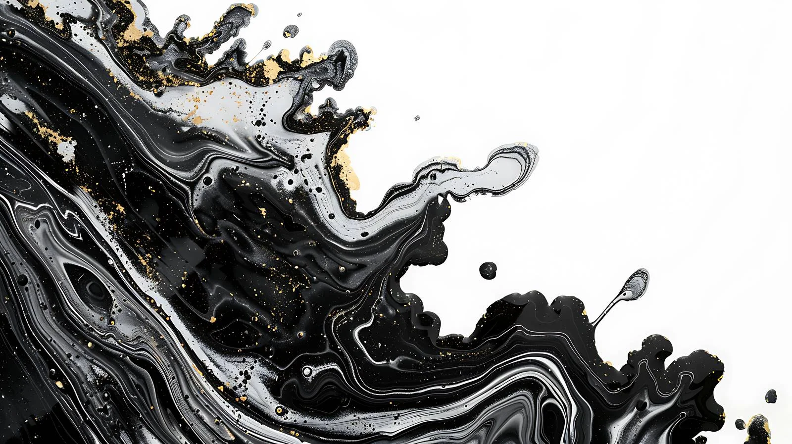 Marble spills and fuel traces on water — free download from Dotvec