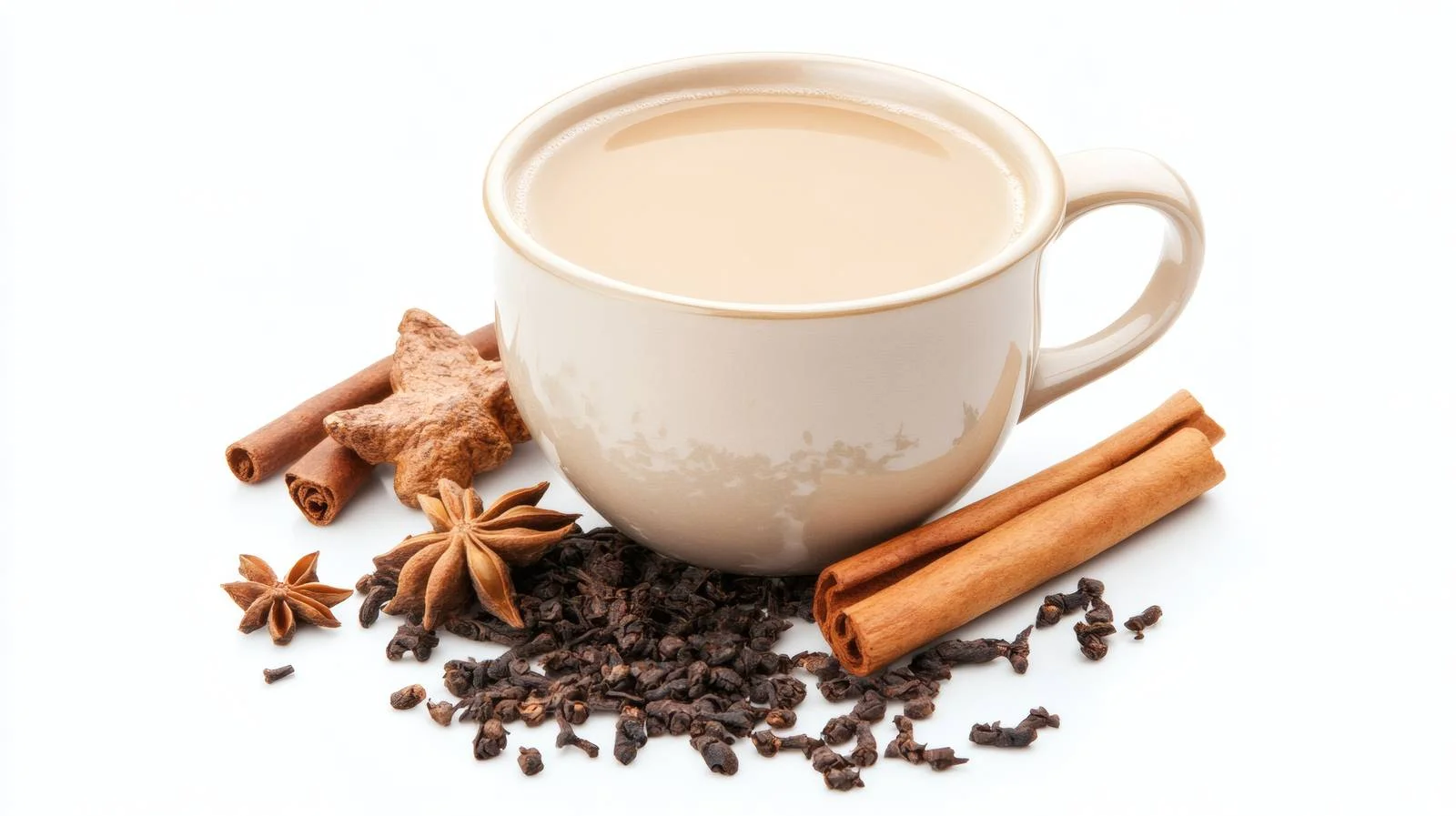 Exquisite Masala Chai Tea on White — free download from Dotvec