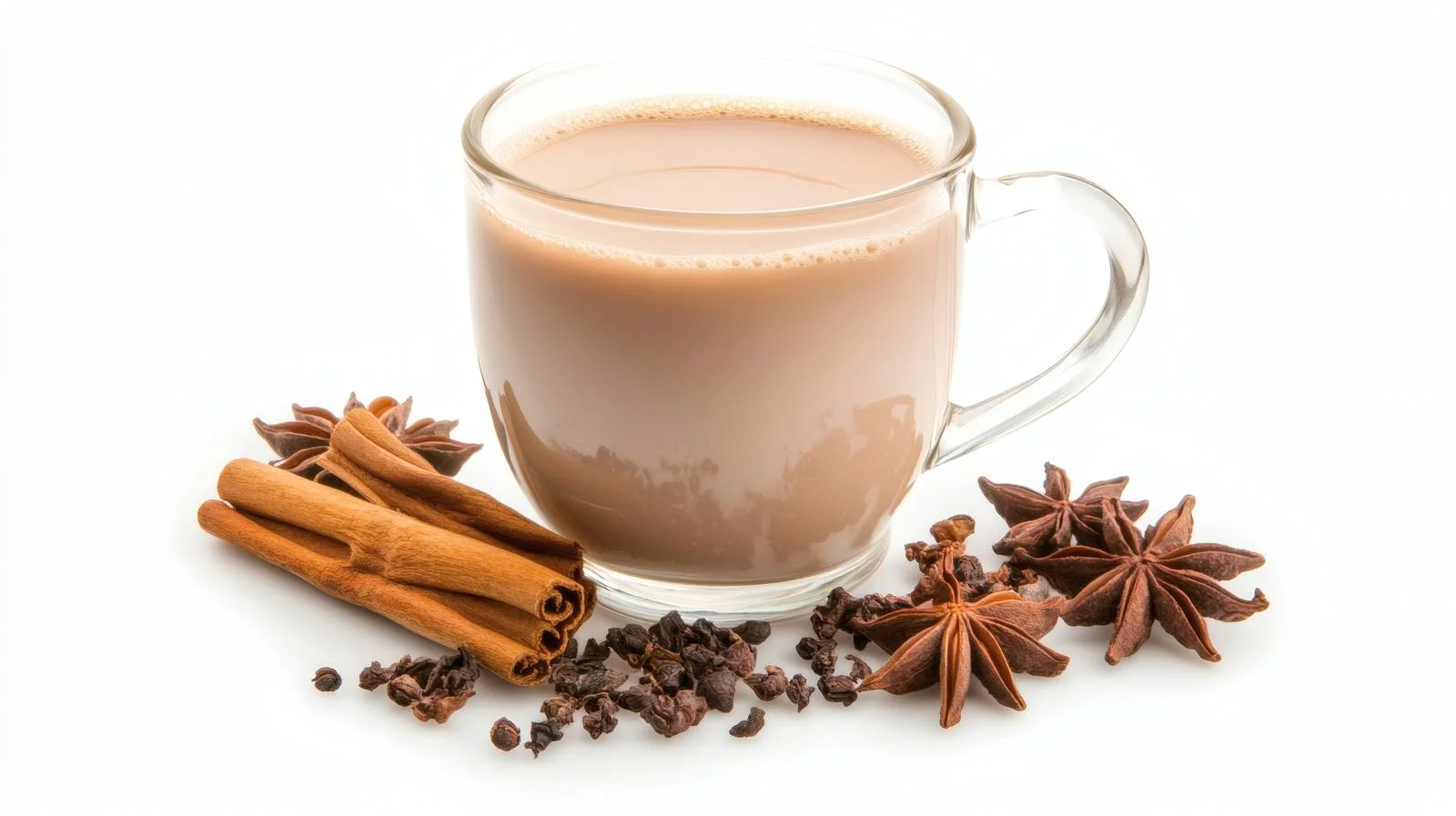 Authentic Masala Chai Tea on White — free download from Dotvec