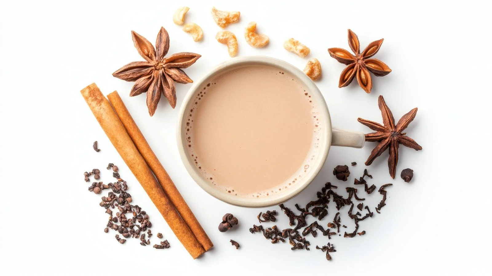 Exquisite Masala Chai Tea on White — free download from Dotvec