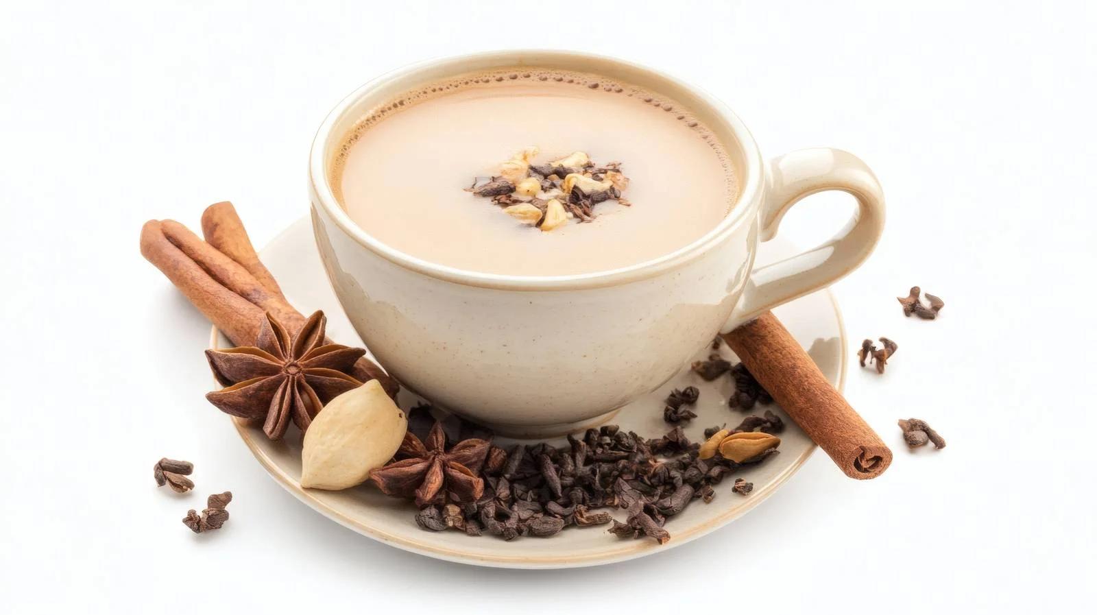 Exquisite Masala Chai Tea on White — free download from Dotvec