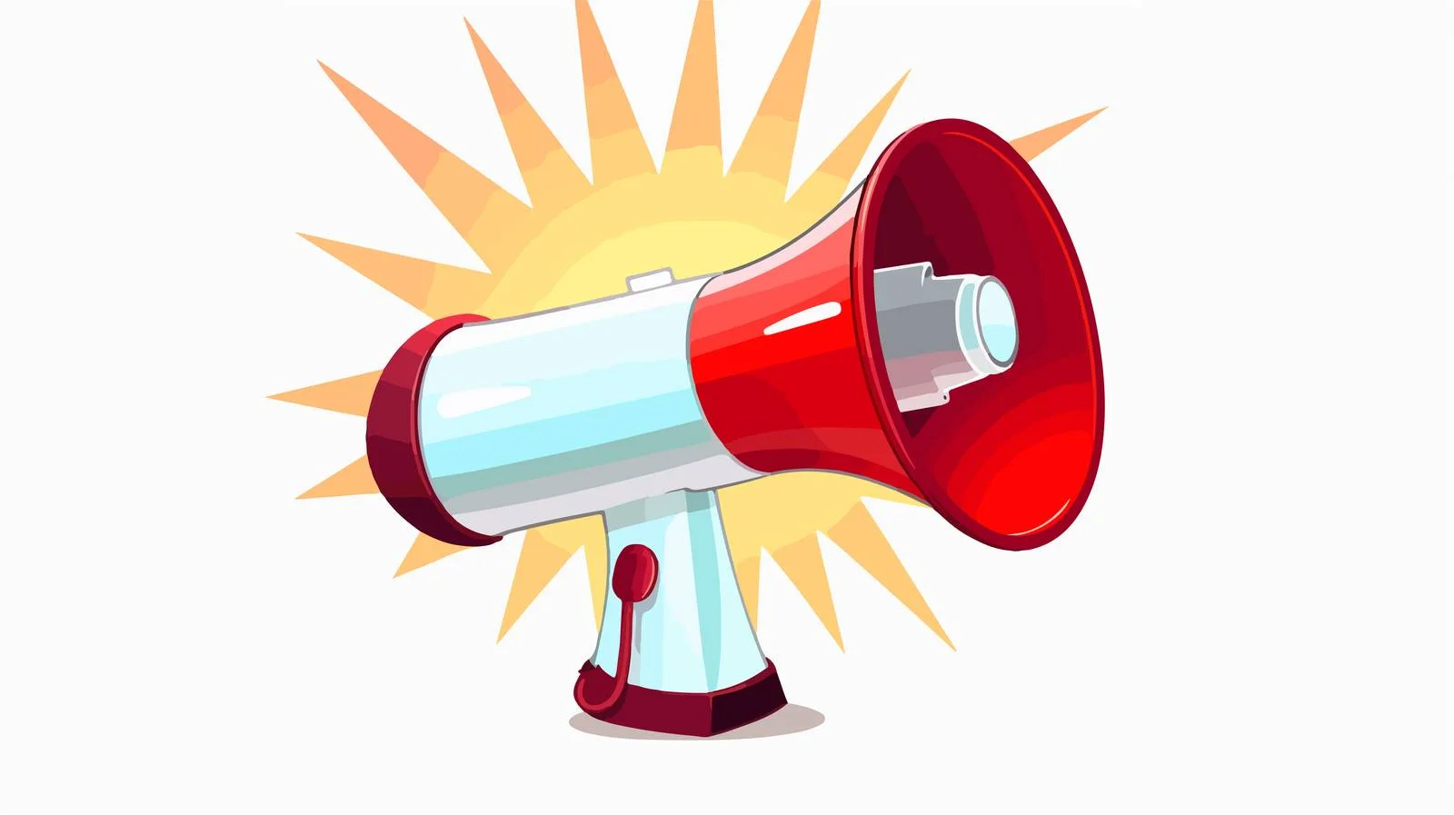 Product Promotion Megaphone Announcement — free download from Dotvec