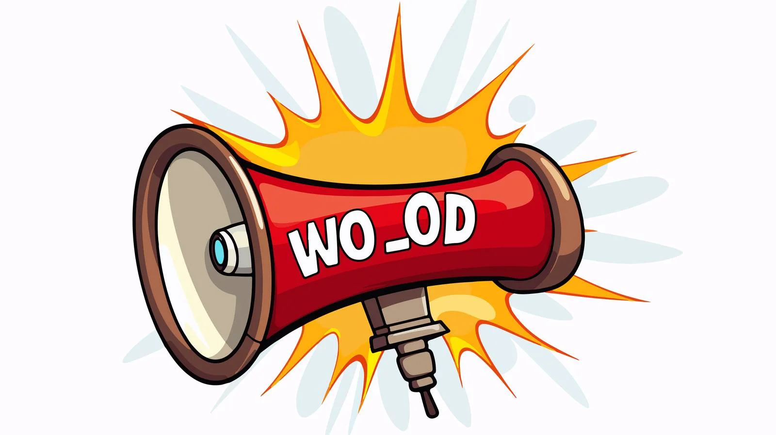 Exciting Opening Announcement Through Megaphone — free download from Dotvec