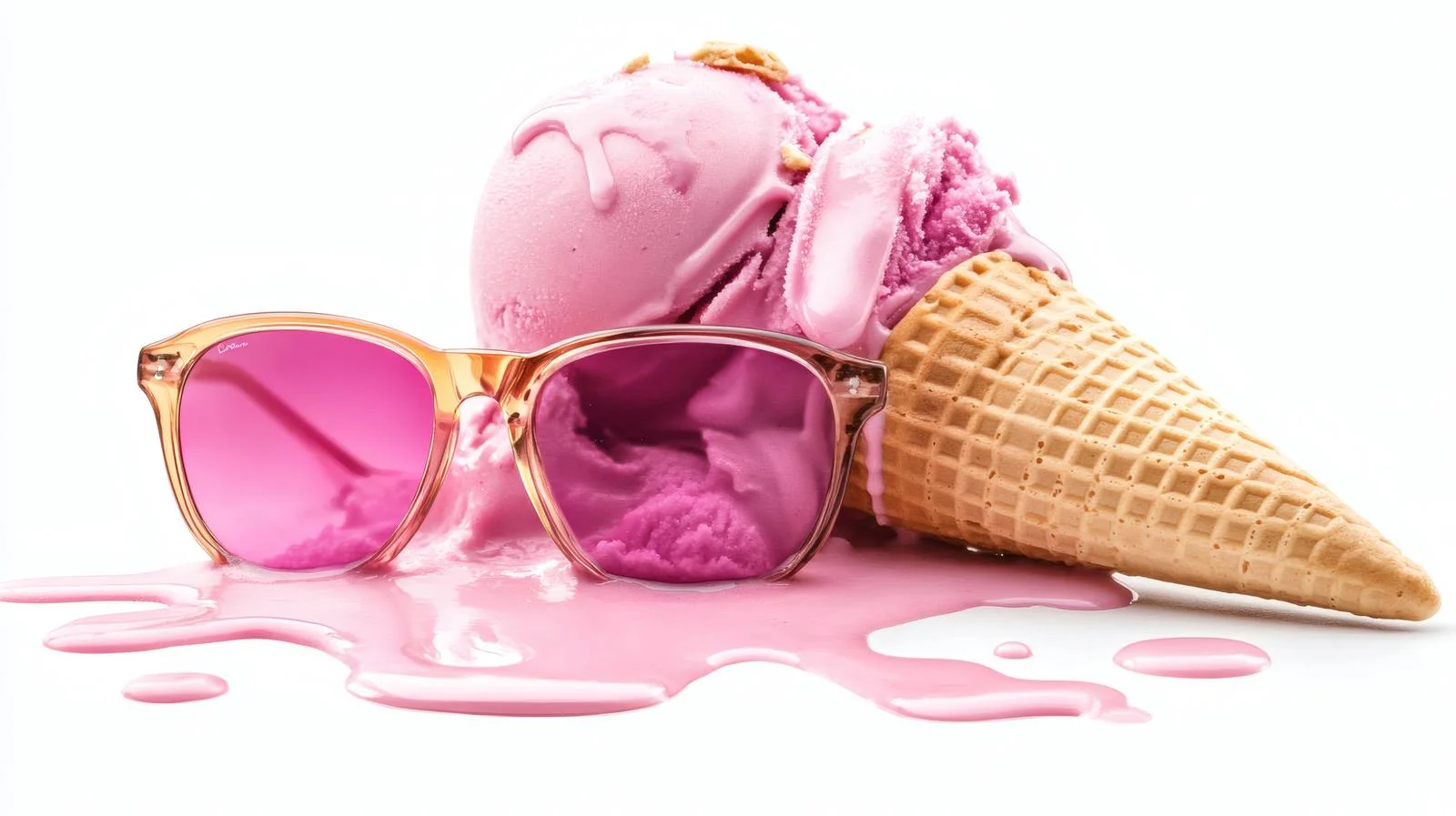 Summer Meltdown: Ice Cream Cone Melting — free download from Dotvec