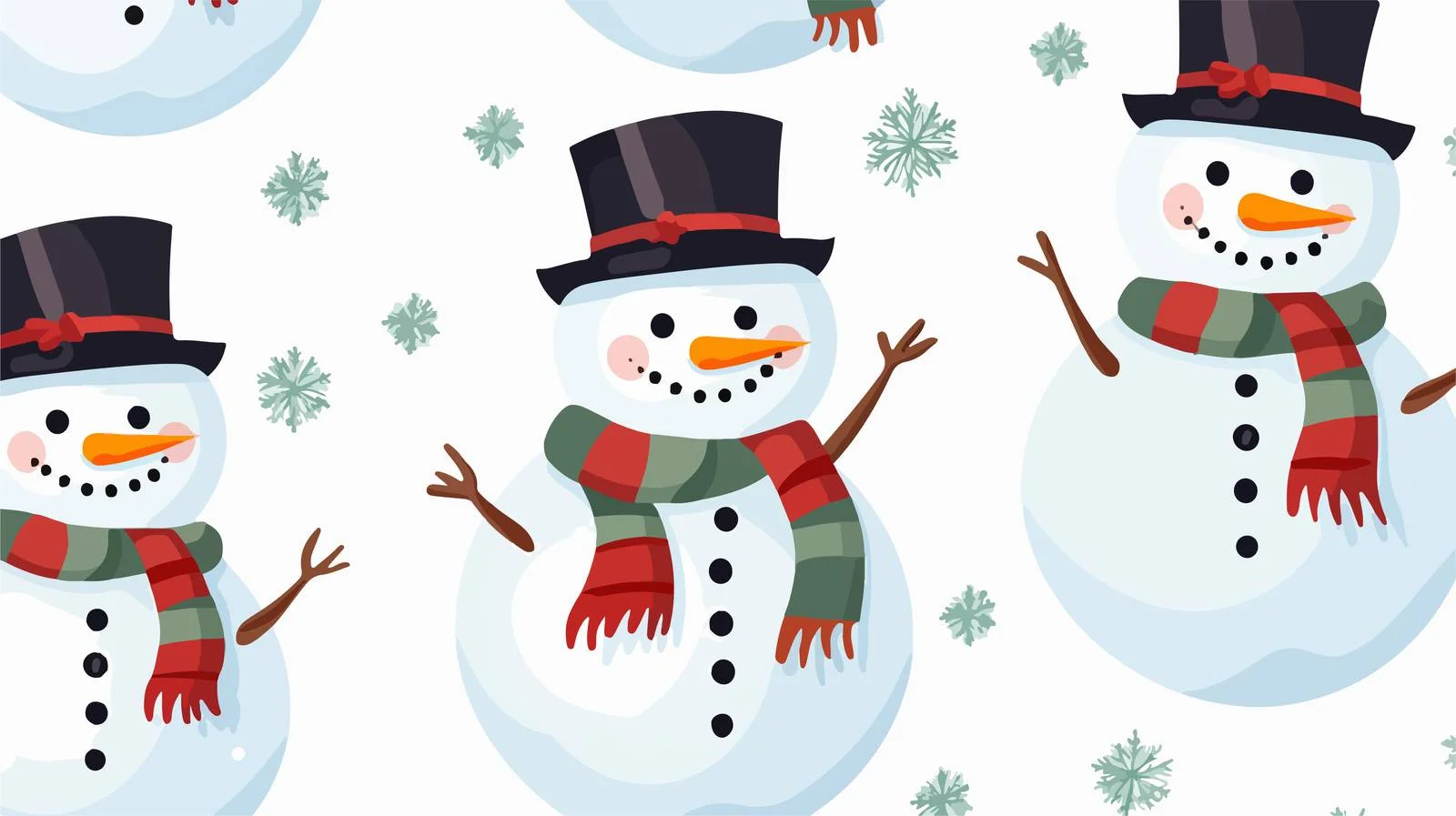Snowman Pattern for Festive Christmas Decor — free download from Dotvec