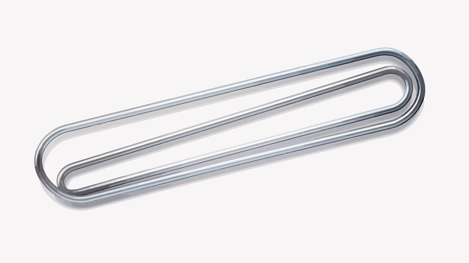 Transparent Metal Wire Paper Clip — free download from Dotvec